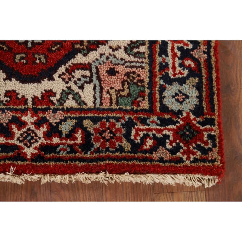 Heriz Serapi Indian Accent Rug Handmade Wool Carpet - 2'0" x 3'0"