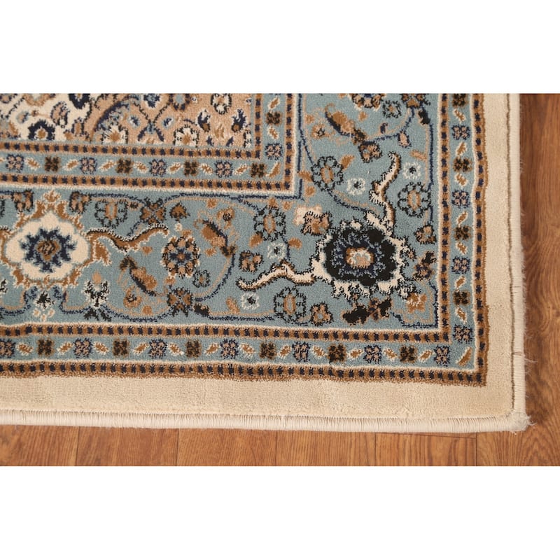 Geometric Tabriz Turkish Oriental Area Rug Machine Made Carpet - 4'5" x 6'0"