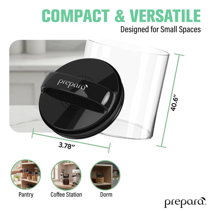 Prepara Set of 2 Evak Fresh Saver Airtight Containers