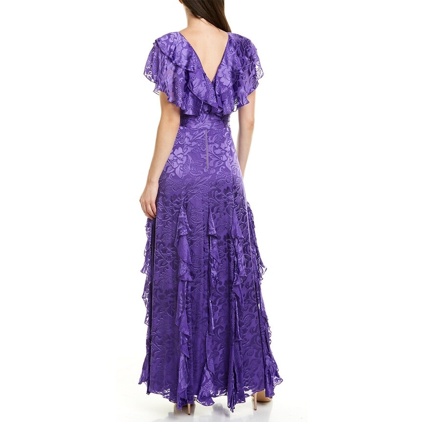 alice and olivia purple dress
