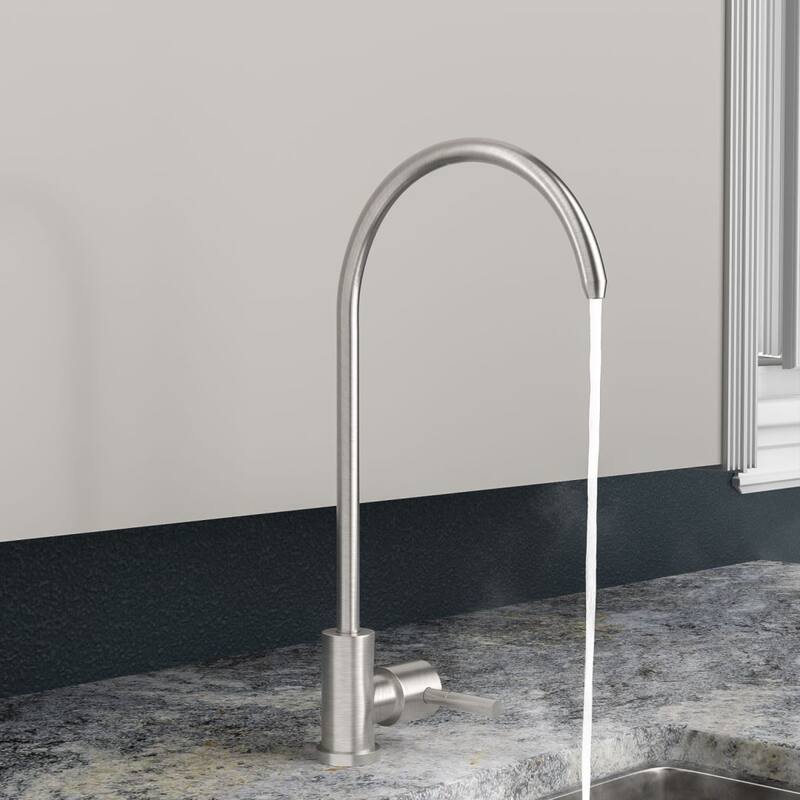 Kitchen Water Filter Faucet Stainless Steel Brushed Nickel Drinking Water Faucet