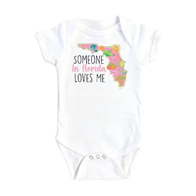 Florida Pink 2 - Baby Boy Girl Clothes Infant Bodysuit Funny Cute Newborn