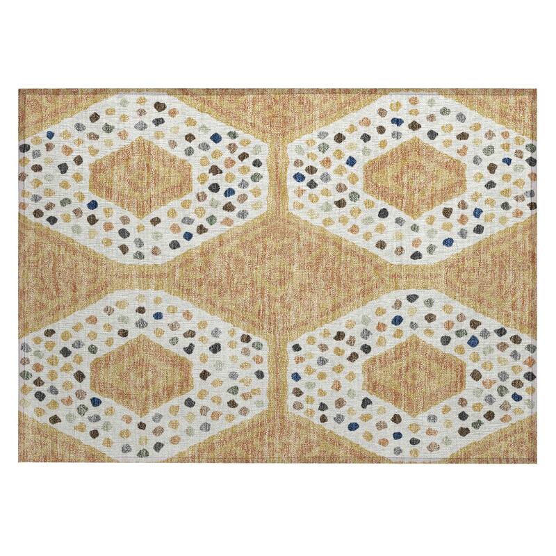 Machine Washable Indoor/ Outdoor Global Nipsey Chantille Rug