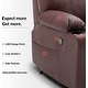 preview thumbnail 29 of 53, Mcombo Electric Power Lift Recliner Leather Chair with Massage Heat