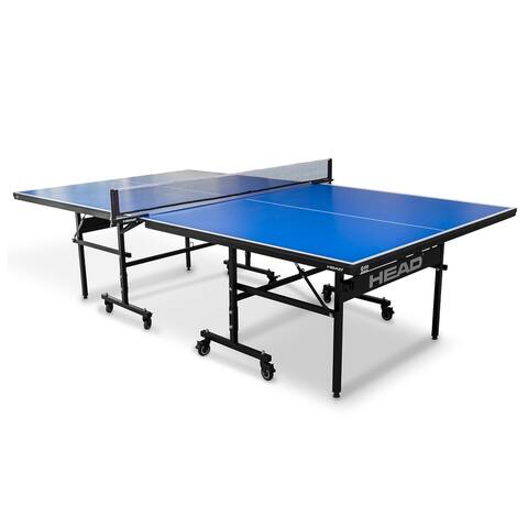 HEAD 15mm Surface Grand Slam Indoor Ping Pong Table Tennis with Net and Post Set - 108 x 60 x 30 inches