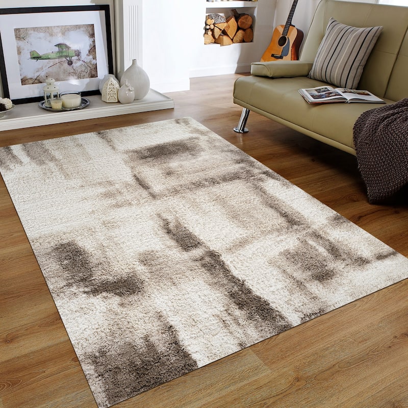 Noori Rug Lux Walsh Abstract Modern 2-inch Thick Shag Rug