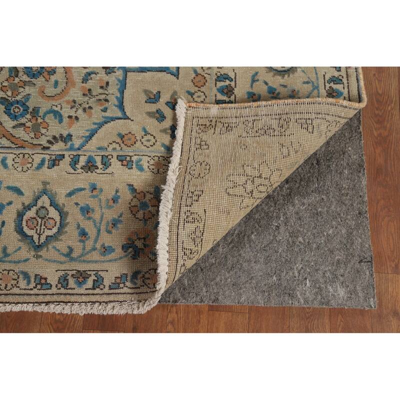 Tabriz Vintage Persian Area Rug Handmade Oriental Wool Carpet - 8'2" x 11'3"