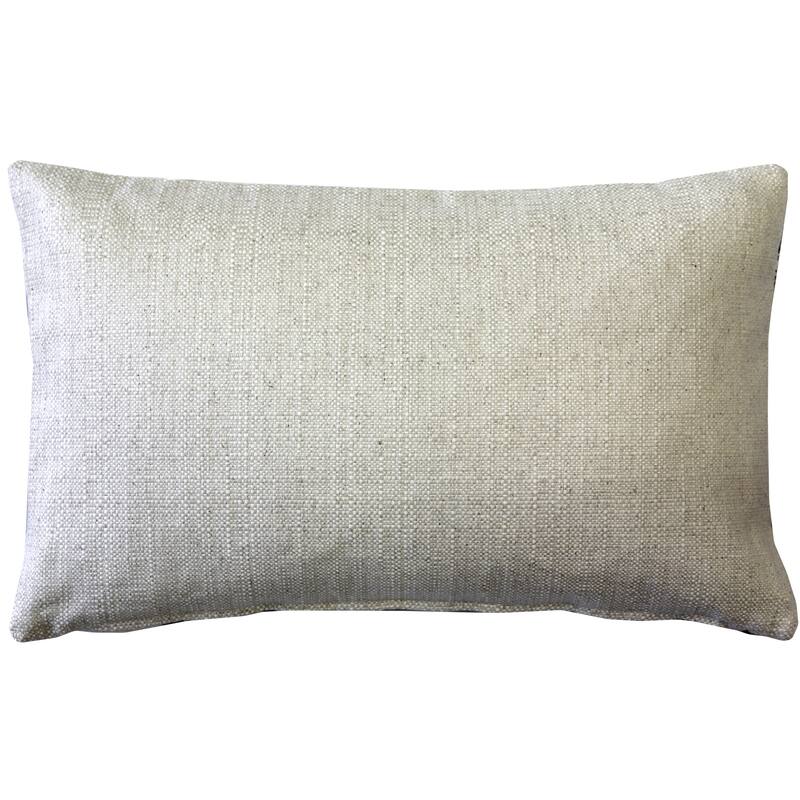 Calliope Gray Damask Pattern 12x20 Throw Pillow