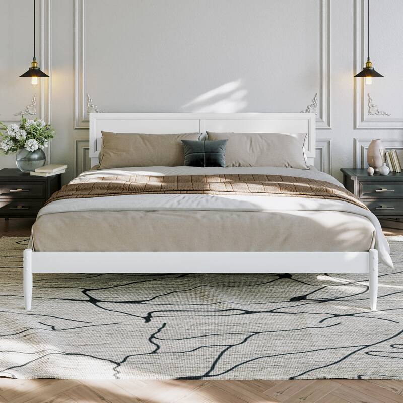 Ellarie Platform Bed with Adjustable Headboard