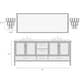 preview thumbnail 11 of 13, Glam Luxury 3-Light Tiered Crystal Wall Sconce Black Brass Bathroom Bedroom Accent Lamp - W 12.6" x H 15"