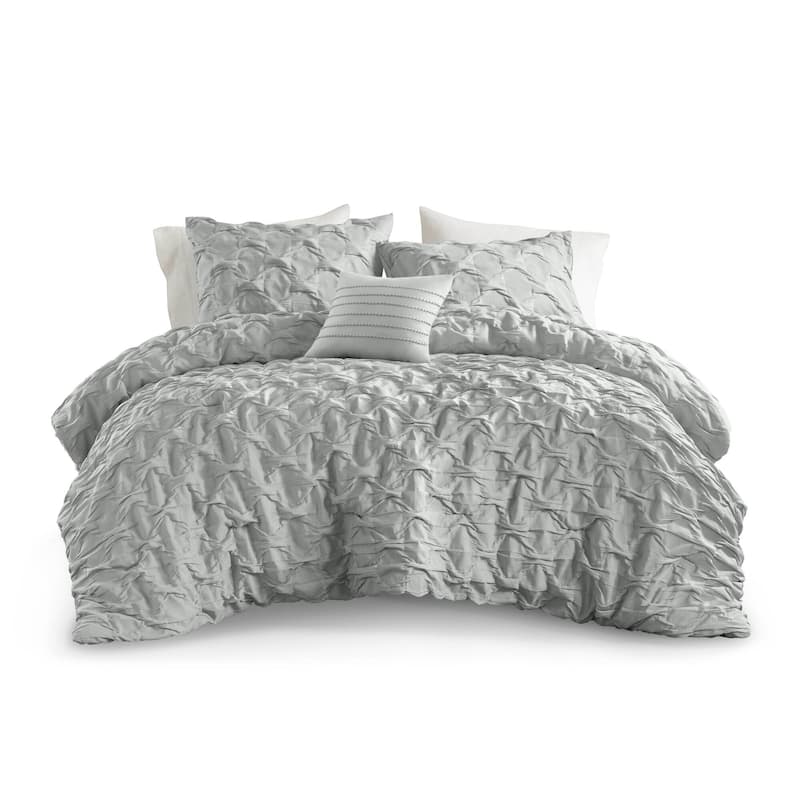 Chelsea Square Bailey Diamond Pucker Woven Comforter Set