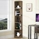 preview thumbnail 54 of 104, Q-Max 5-tier Wood Display Corner Bookcase