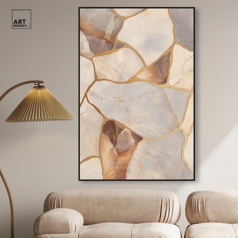 Textured Earthy Tones II Canvas by Art Remedy