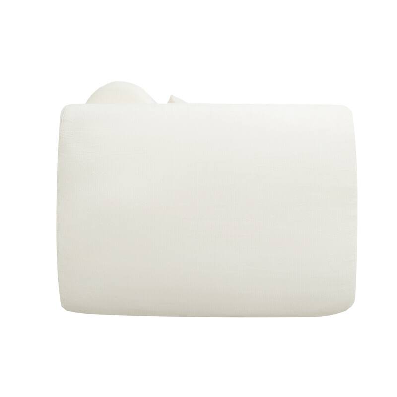 Curved Sectional Sofa with Chaise Lounge, High-Density Fully Compressed Sponge 7 Seat Sofa, Comfy Round Upholstered Couch