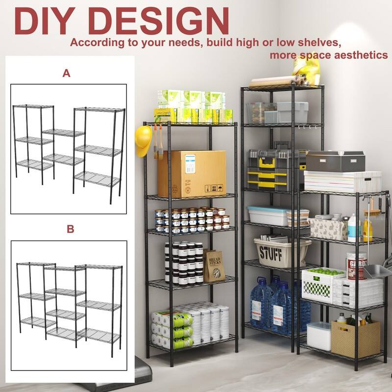 Shelf Liners and Hooks for Kitchen