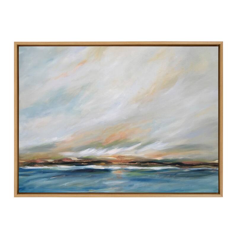 Kate and Laurel Sylvie Sunday Morning Framed Canvas by Mary Sparrow