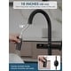 preview thumbnail 6 of 39, Lefton Touchless Pull-Out Kitchen Faucet, Hands Free Motion Sensor Activated, Battery-Free Temperature Display, KF2206