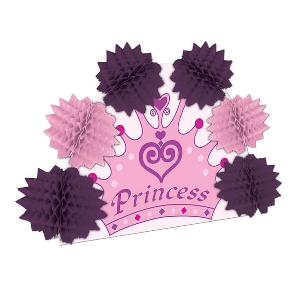 Shop Club Pack Of 12 Pink And Purple Princess Crown Pop Over