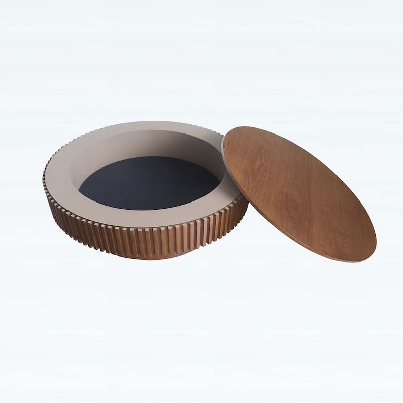 Modern Accent Table with Storage,for Living Room,Bedroom,or Office