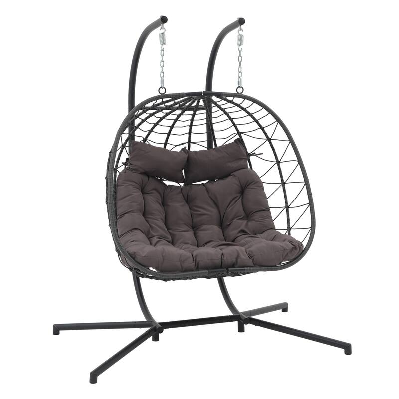 Patio 2 Person Wicker Swing Chair