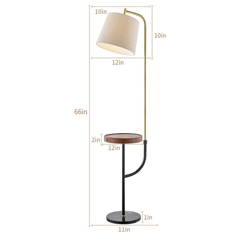 Maxax 66" Tray Table Floor Lamp - - F02