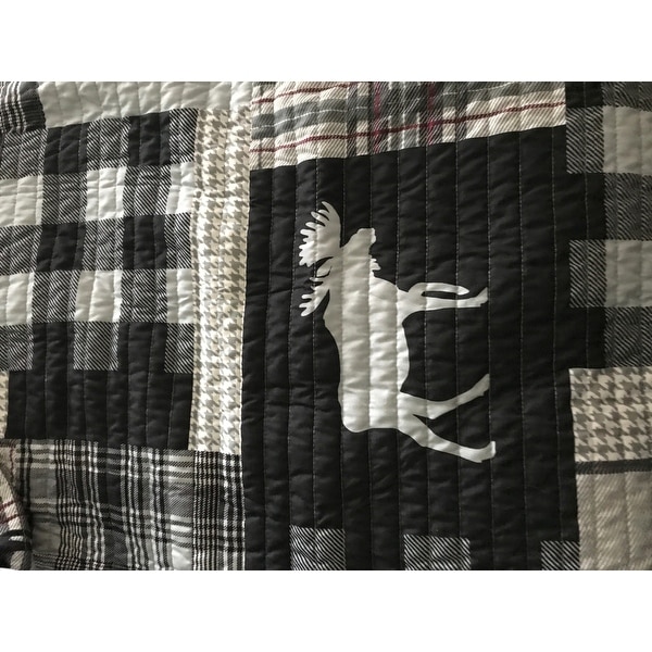 Woolrich Sweetwater Quilt Set Black Grey Blankets Quilts Quilts