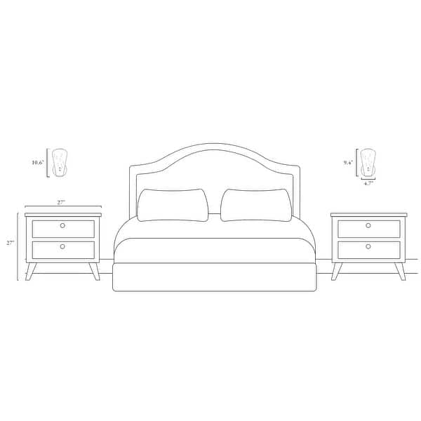 dimension image slide 0 of 2, Fenro Modern Brass Wall Sconce Glass Art Deco Bathroom Vanity Light - Electroplated Gold - L4.7"*W5.9"*H10.6"