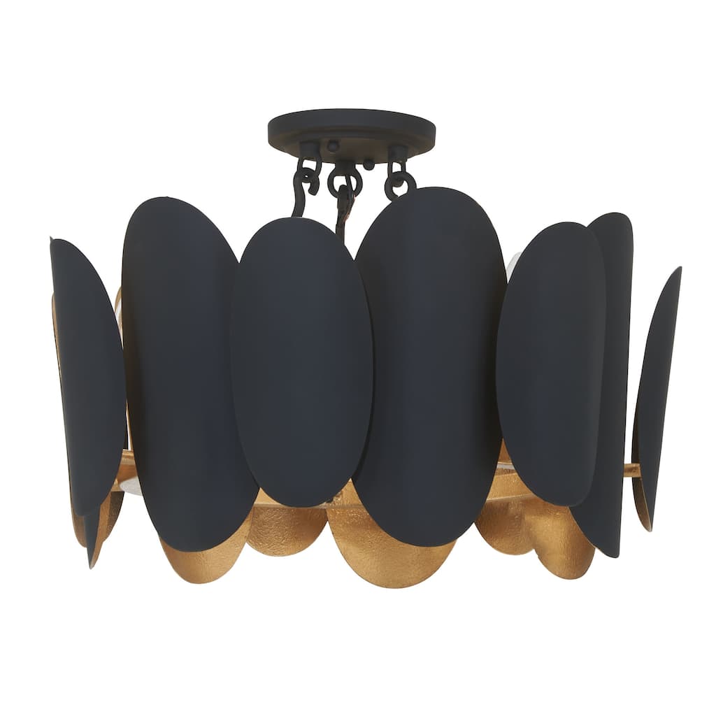 Minka Lavery 1417 Vailen 7 Light 20" Wide Semi-Flush Ceiling Fixture