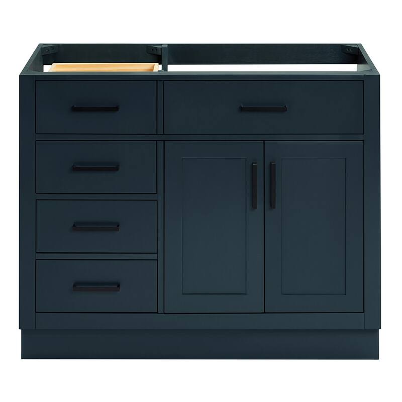 Ariel T042S-R-BC Hepburn 42" Single Free Standing Vanity Cabinet Only