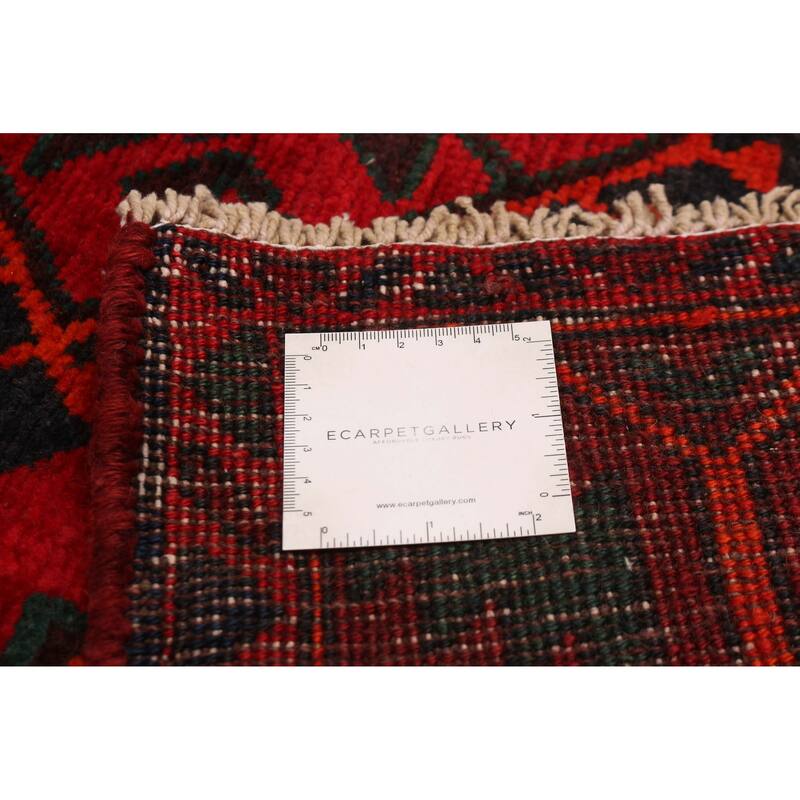ECARPETGALLERY Hand-knotted Konya Anatolian Red Wool Rug - 4'4 x 10'11