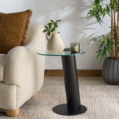 SAFAVIEH COUTURE Richardson Metal Accent Table - 20"W x 16"D x 21"H