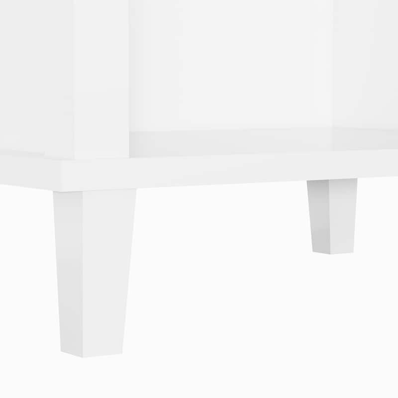 Wooden Nightstand with One Drawer One Shelf