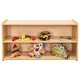 preview thumbnail 1 of 5, Tot Mate Laminate Toddler Storage Shelf - 46" x 15" x 23 1/2" Maple - Assembled