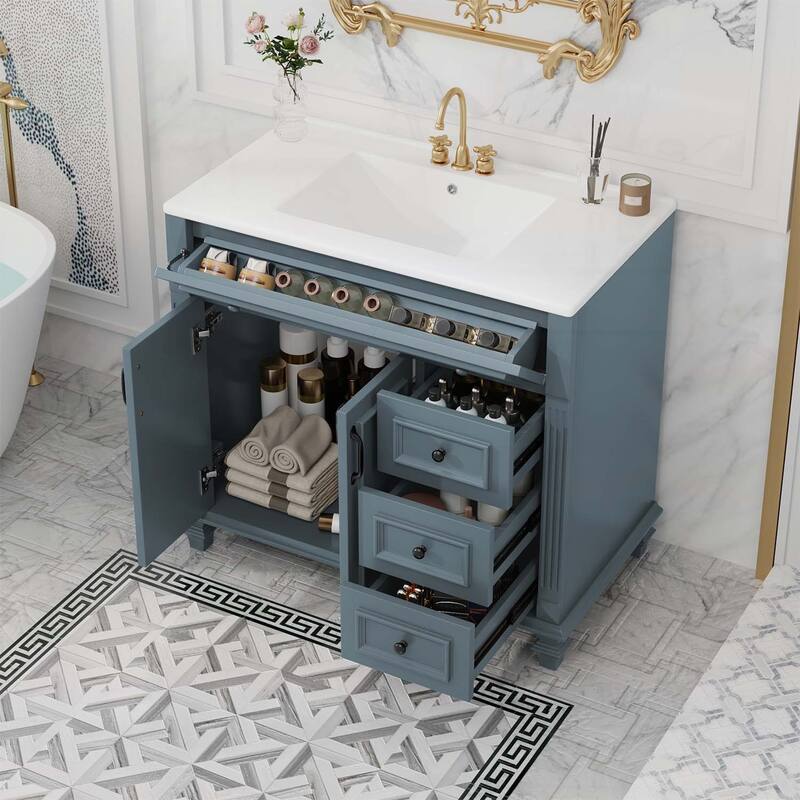 36" Bathroom Vanity with Sink