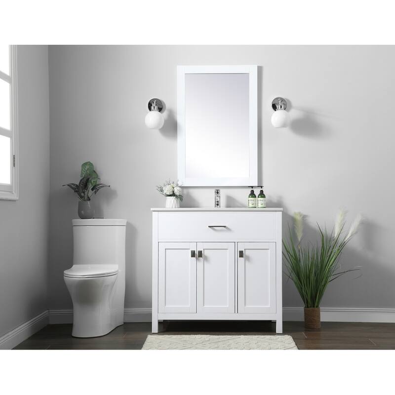 Elegant Lighting VF28836 Harrison 36" Free Standing Single Basin