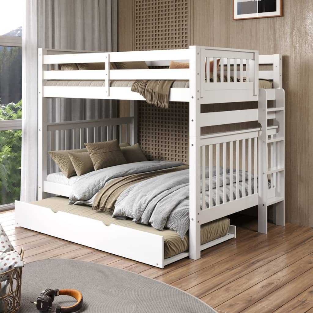 Taylor & Olive Trillium Full over Full Bunk Bed, Twin Trundle