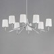 preview thumbnail 7 of 9, Maxim 12698WT Durham 8 Light 35" Wide Chandelier