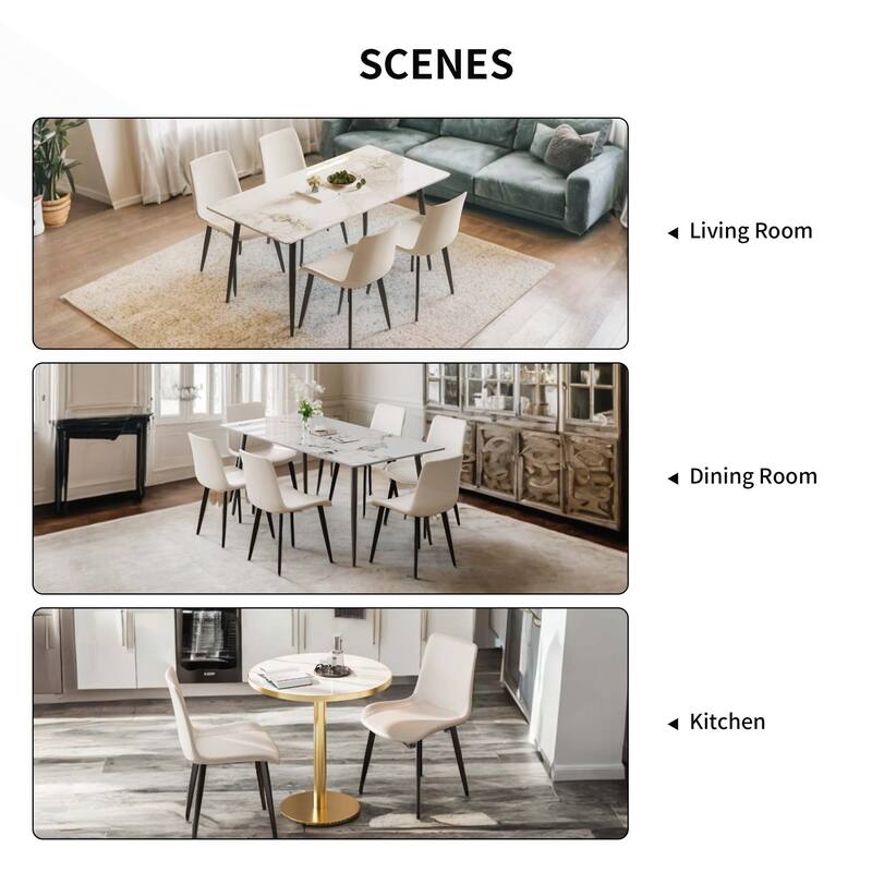 Modern Upholstered Dining Chairs Set, Stylish and Durable for Your Home