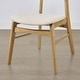 preview thumbnail 19 of 17, Spruce & Spring Modern Upholstered Dining Chair with Handwoven Rattan Back