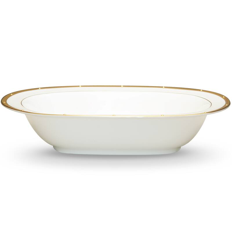 Rochelle Gold Oval Vegetable Bowl, 10.50", 24 oz.