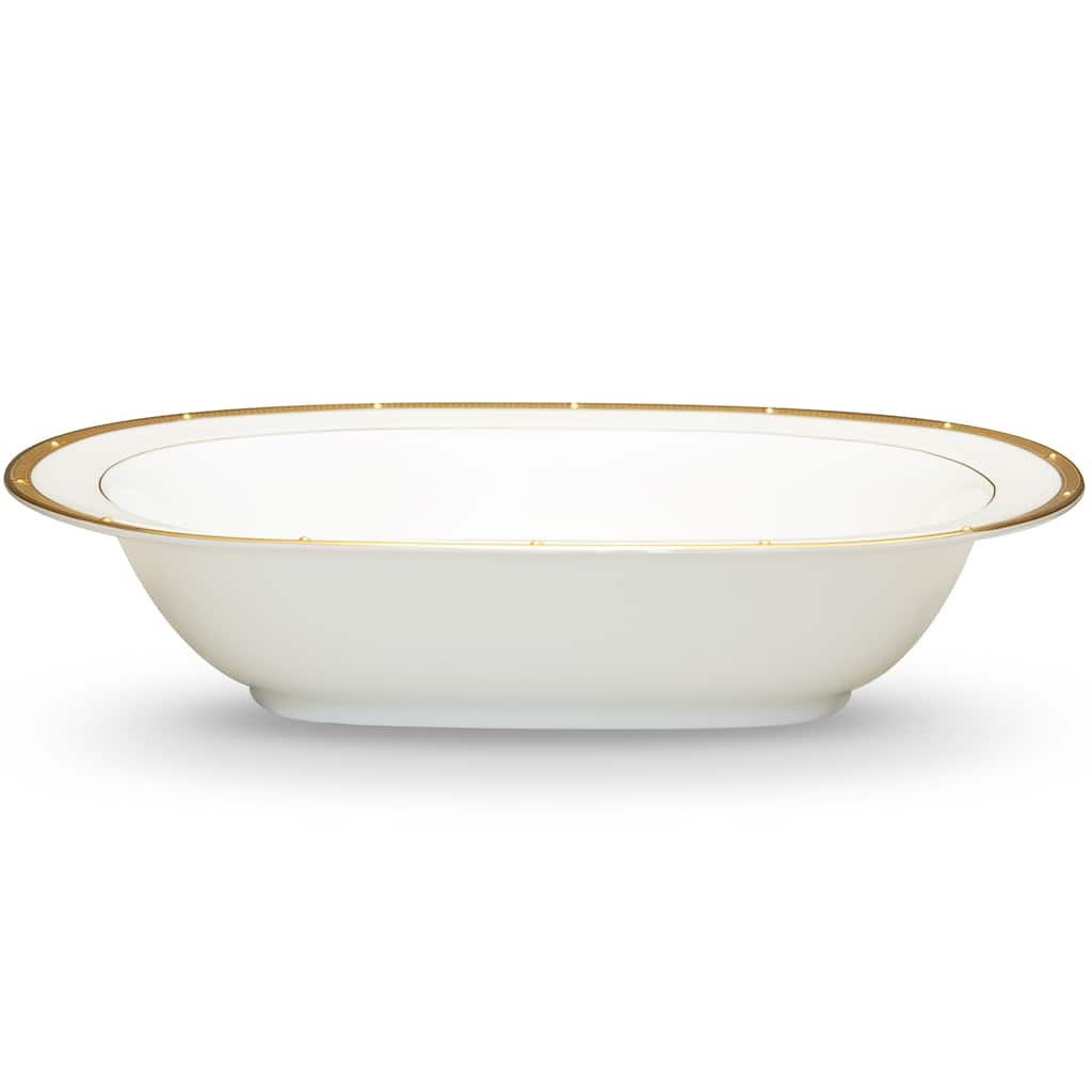Rochelle Gold Oval Vegetable Bowl, 10.50", 24 oz.