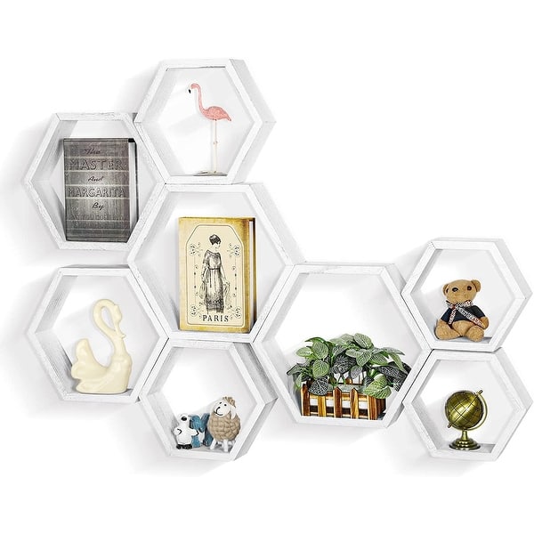 Wall Mounted Hexagon Floating Shelves Bed Bath & Beyond 36862280