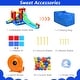 preview thumbnail 11 of 12, Costway 9-in-1 Inflatable Water Slide Kids Bounce Castle Giant Splash - See Details