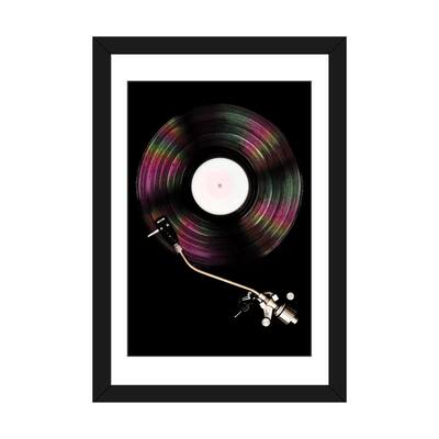 iCanvas "Spinning Record Portrait Colour" by Tom Quartermaine