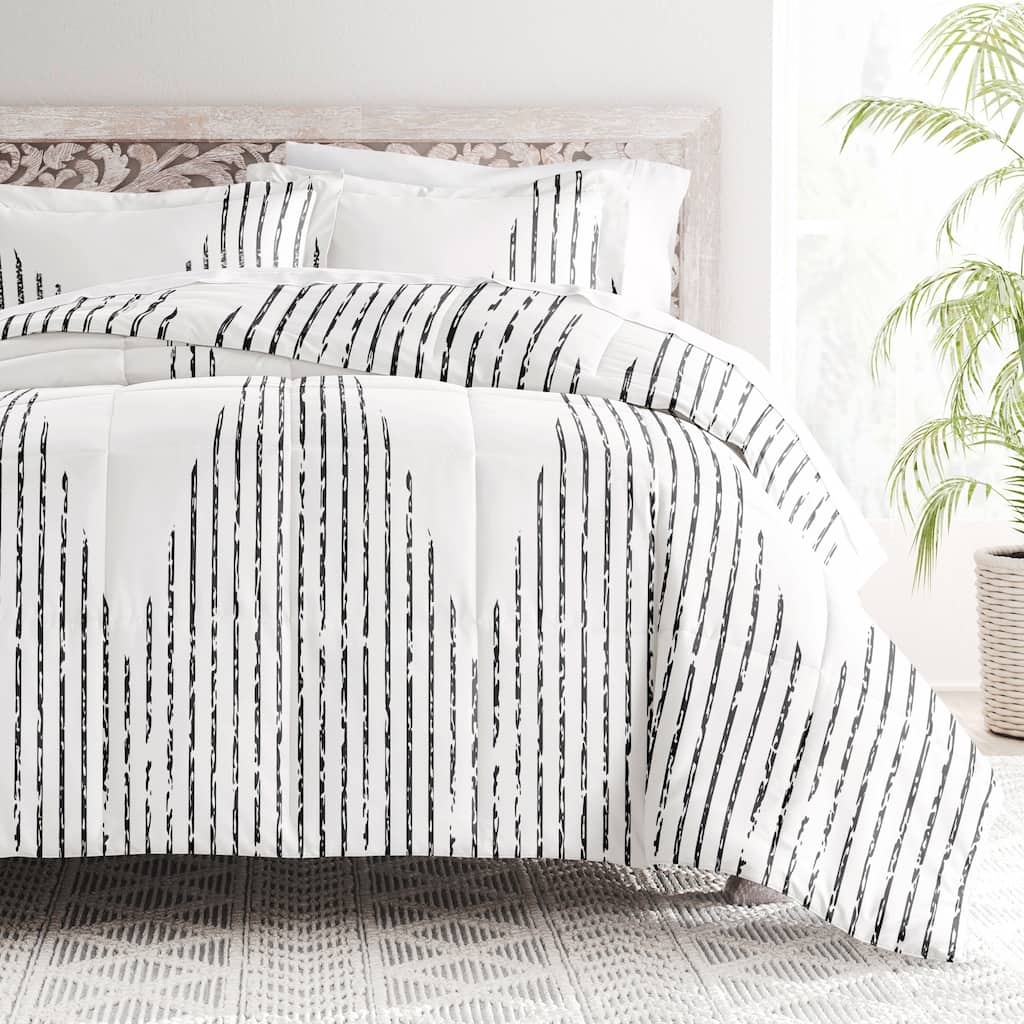 Becky Cameron Ultra Soft Diamond Stripe Down-Alternative Comforter
