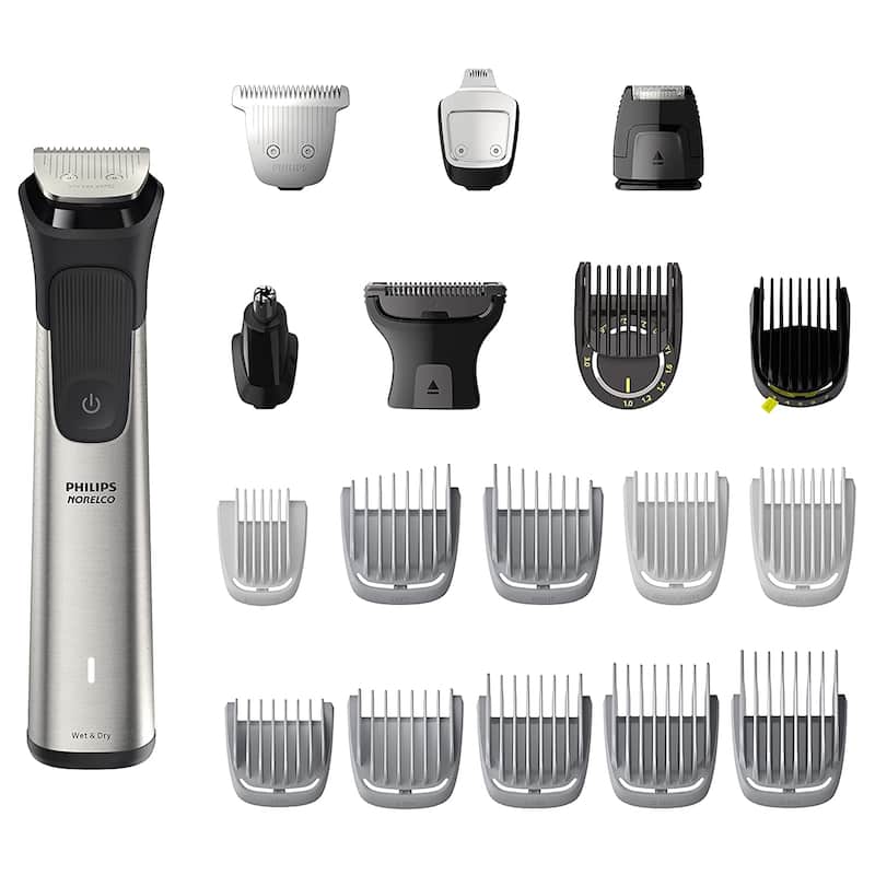 Multigroom - 21 piece Men's Grooming Kit - Stainless Steel