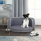 Round Pet Sofa, Dog sofa, Dog bed - 30inch - Grey