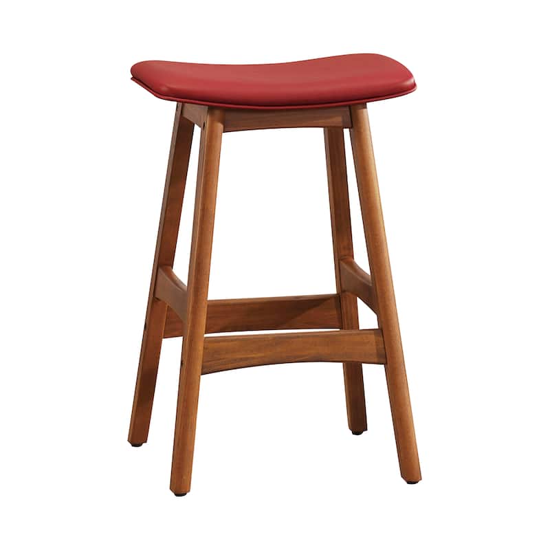 Imani Counter Height Stool (Set of 2) - Red