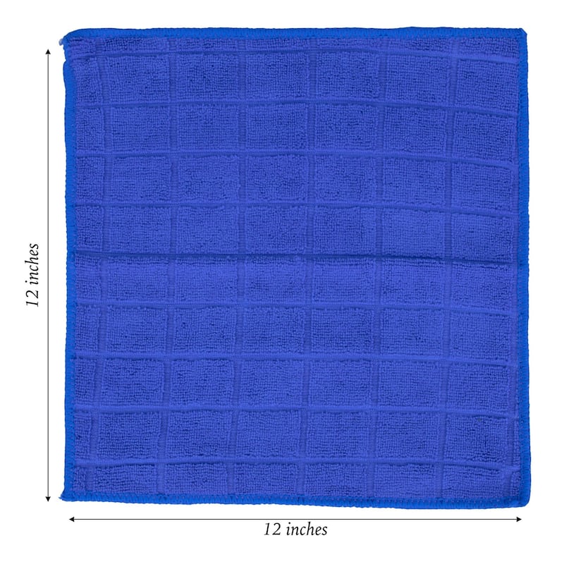 The Sloppy Chef Mesh Backed 12-Piece Dishcloths - 12x12