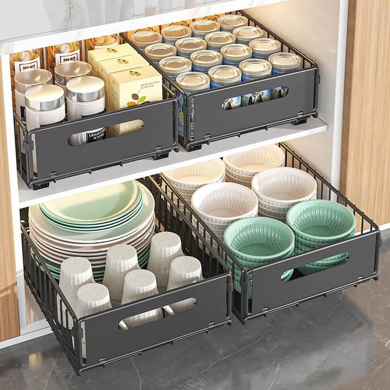 Pull Out Cabinet Organizer Baskets